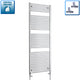 1744x500mm Straight Heated Towel Radiator Chrome 25mm Tubes