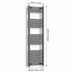 1600x400mm Electric Towel Rail Flat Black Pre Filled HTR
