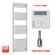 1800x650mm Electric Heated Towel Rail Straight Chrome