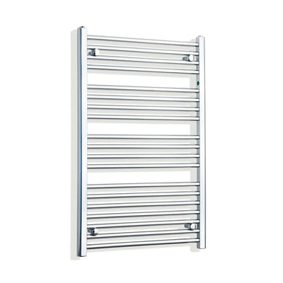 1000x650mm Heated Straight Towel Radiator Chrome