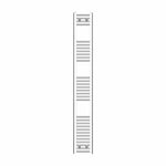 1800x250mm Heated Straight Towel Rail Radiator Chrome