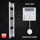 1200 mm High 200 mm Wide Pre-Filled Electric Heated Towel Rail
