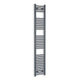 1800x300mm Heated Straight Anthracite-Sand Grey Towel Rail