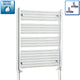 1000x900mm Heated Straight Towel Rail Radiator Chrome