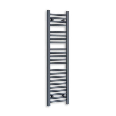 1200x300mm Heated Straight Anthracite-Sand Grey Towel Rail