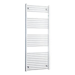 1600mm Chrome Towel Rail - Niche Pipe Centers (400-550mm)