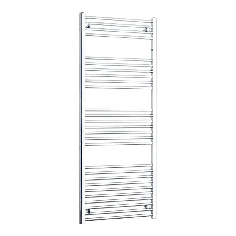 1600mm Chrome Towel Rail - Niche Pipe Centers (400-550mm)