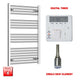 1000x600mm Chrome Electric Heated Towel Rail Bathroom Warmer