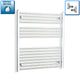 900x900mm Heated Straight Towel Radiator Chrome
