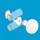 Pegs for Heated Towel Rail Radiator Hooks(Pair) - side view