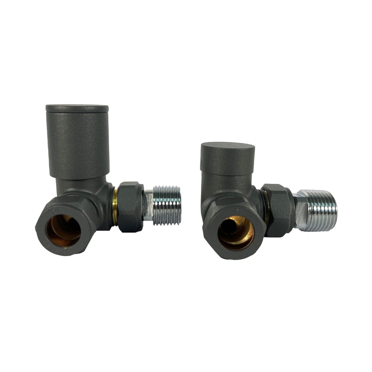 Corner Towel Rail Radiator Valves (Pair of 2 Valves)