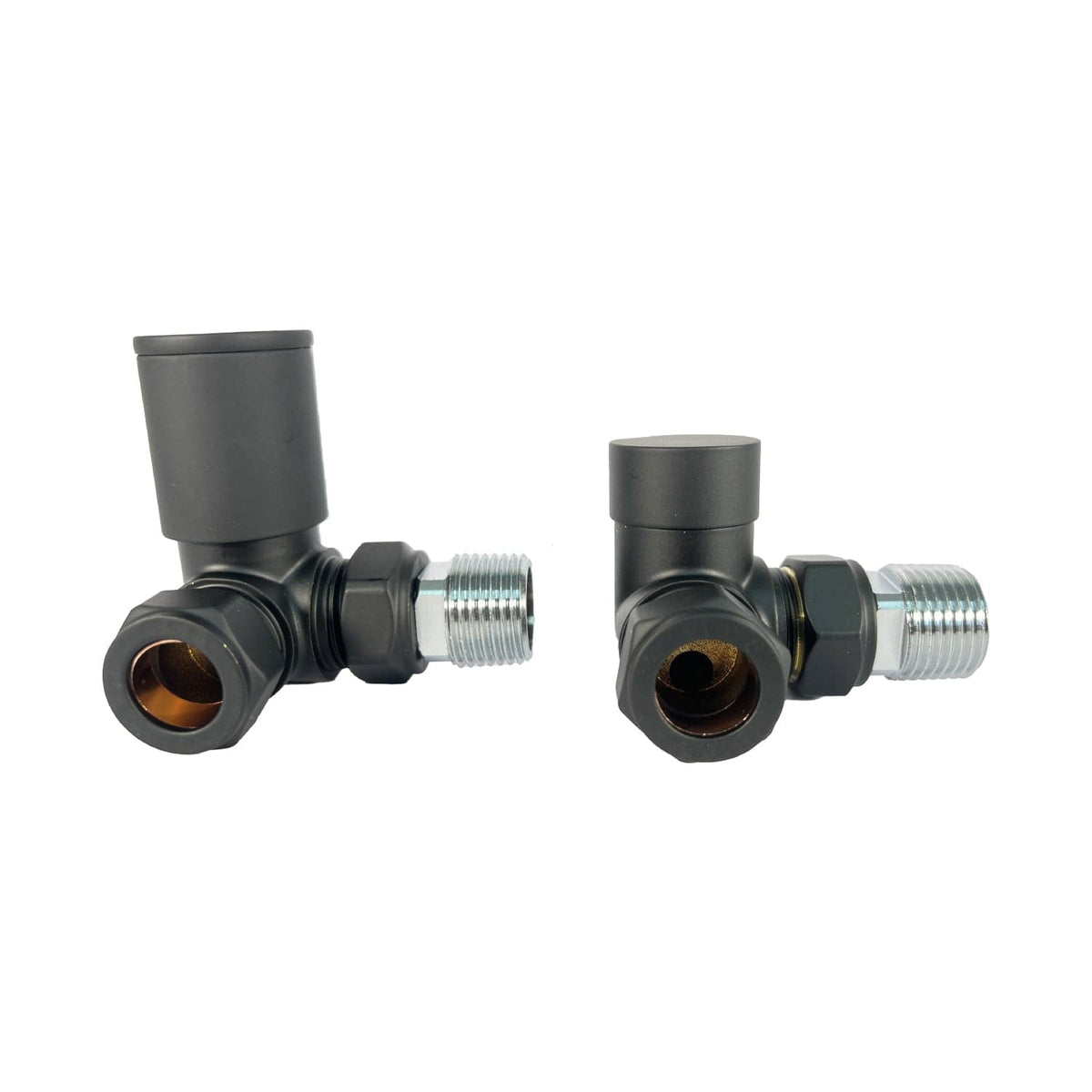 Corner Towel Rail Radiator Valves (Pair of 2 Valves)