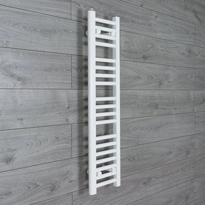 1000 mm High x 200 mm Wide Towel Rail Radiator Flat White