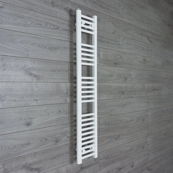 1400mm High x 250mm Wide Heated Towel Radiator Flat White