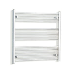 800x800mm Heated Straight Towel Rail Radiator Chrome