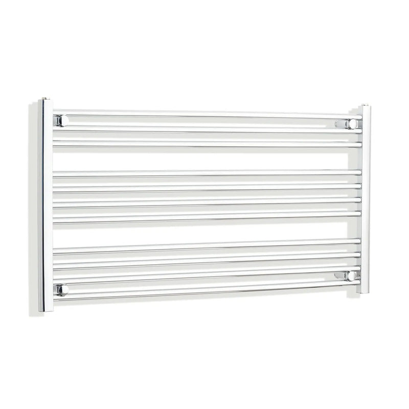 600x950mm Heated Straight Towel Rail Radiator Chrome