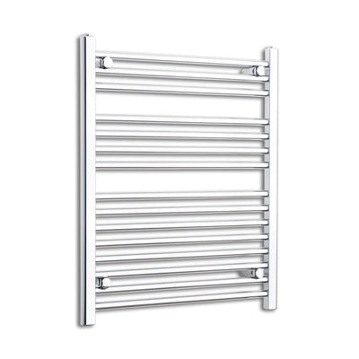 800x650mm Heated Straight Towel Radiator Chrome