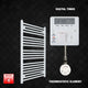 1000x700mm Pre-Filled Electric Heated Towel Rail White