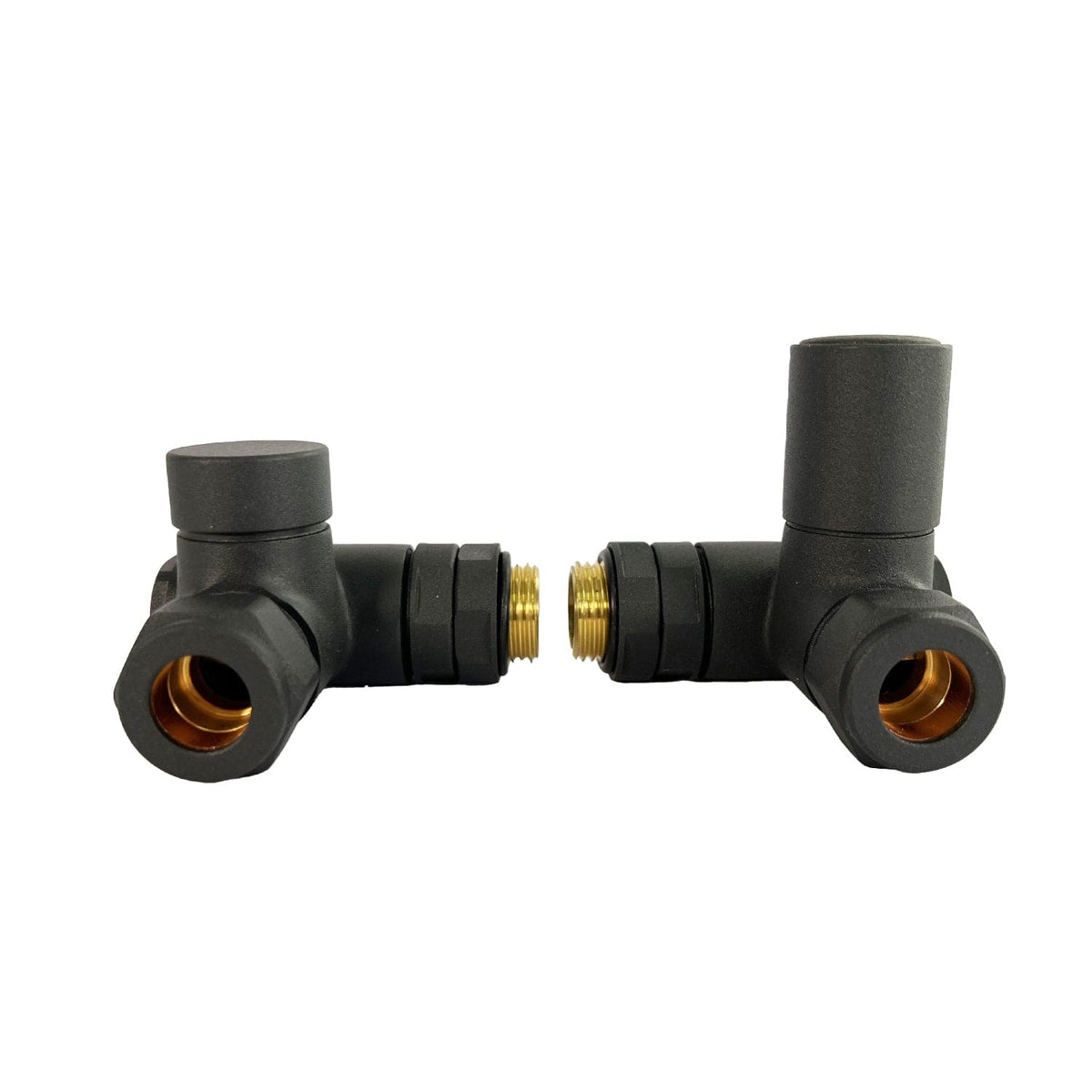 Dual Fuel Ready Corner Valve for Towel Rail Radiator Pair