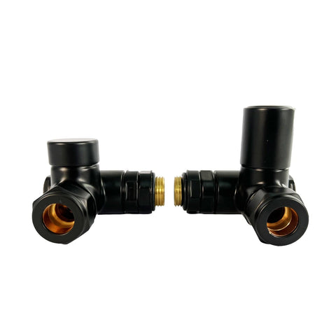 Dual Fuel Ready Corner Valve for Towel Rail Radiator Pair