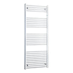 1600x550mm Heated Straight Towel Radiator Chrome
