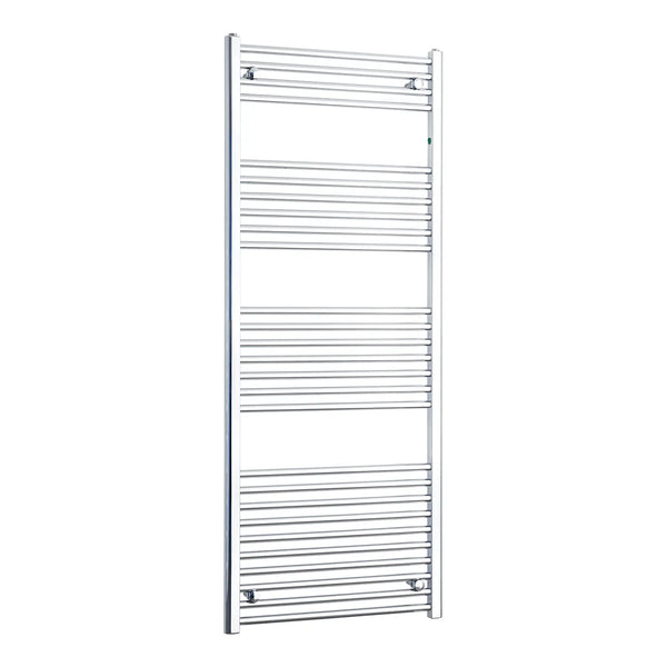 1600 mm High 650 mm Wide Chrome Towel Rail Central Heating
