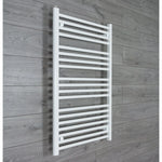 1000mm High x 600mm Wide Heated Towel Radiator Flat White
