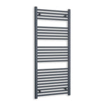 1400x600mm Heated Straight Anthracite-Sand Grey Towel Rail
