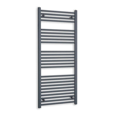 1400x600mm Heated Straight Anthracite-Sand Grey Towel Rail
