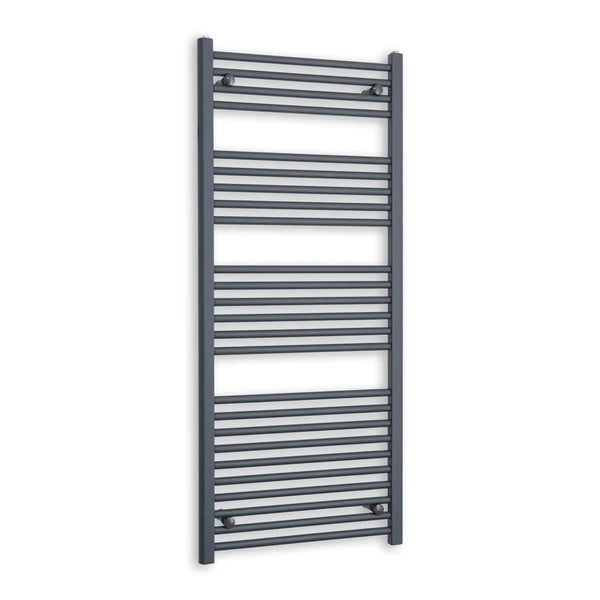 1400x600mm Heated Straight Anthracite-Sand Grey Towel Rail