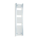1400x350mm Heated Straight Towel Rail Radiator Chrome