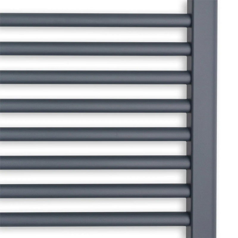 1000x300mm Heated Straight Anthracite-Sand Grey Towel Rail