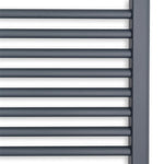 1000x500mm Straight Anthracite Sand Grey Towel Rail Central