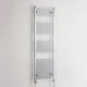 1600mm Chrome Towel Rail - Niche Pipe Centers (400-550mm)