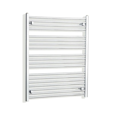 1000x800mm Heated Straight Towel Rail Radiator Chrome