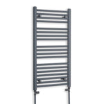 1000x500mm Straight Anthracite Sand Grey Towel Rail Central