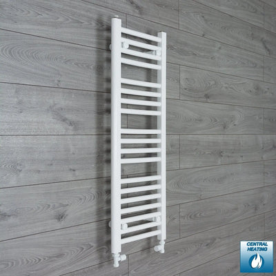 1000x300mm Heated Towel Rail Radiator Flat White