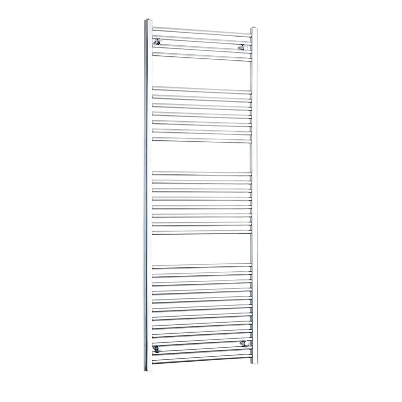 1800x600mm Heated Flat or Curved Towel Radiator Chrome