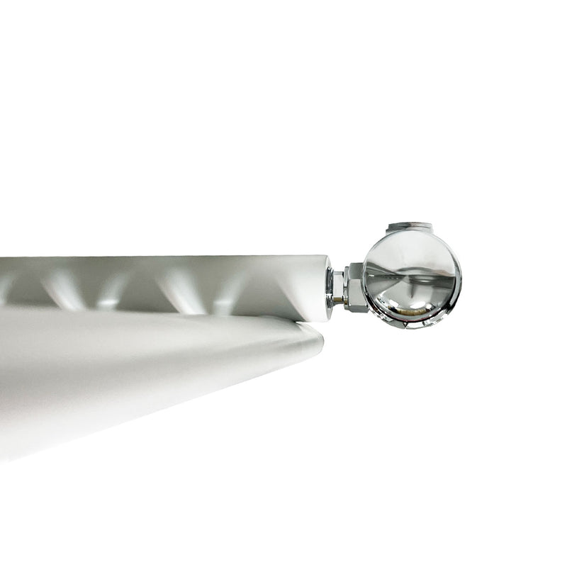 Elegant Rondy 600mm White Horizontal Designer Radiator Single & Double Panel