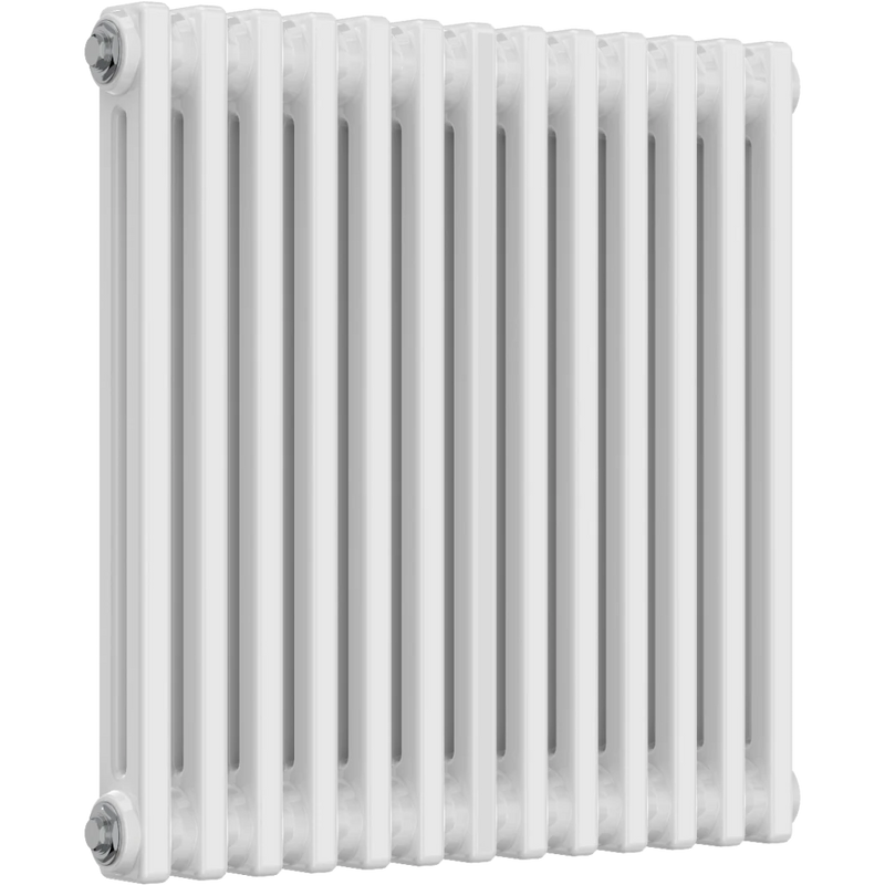 Elegant Antico White 2 Column Horizontal Column Radiator 600 x 605 mm - RV-CS26013
