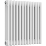 Elegant Antico White 3 Column Horizontal Column Radiator 600 x 605 mm - RV-CS36013