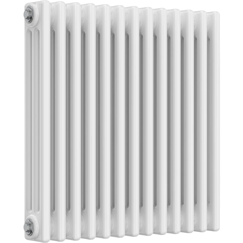 Elegant Antico White 3 Column Horizontal Column Radiator 600 x 605 mm - RV-CS36013