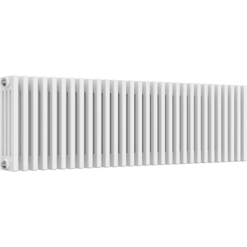 Elegant Antico White 4 Column Horizontal Column Radiator 400 x 1370 mm - RV-CS44030