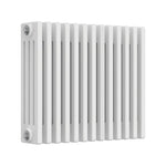 Elegant Antico White 4 Column Horizontal Column Radiator 500 x 605 mm - RV-CS45013