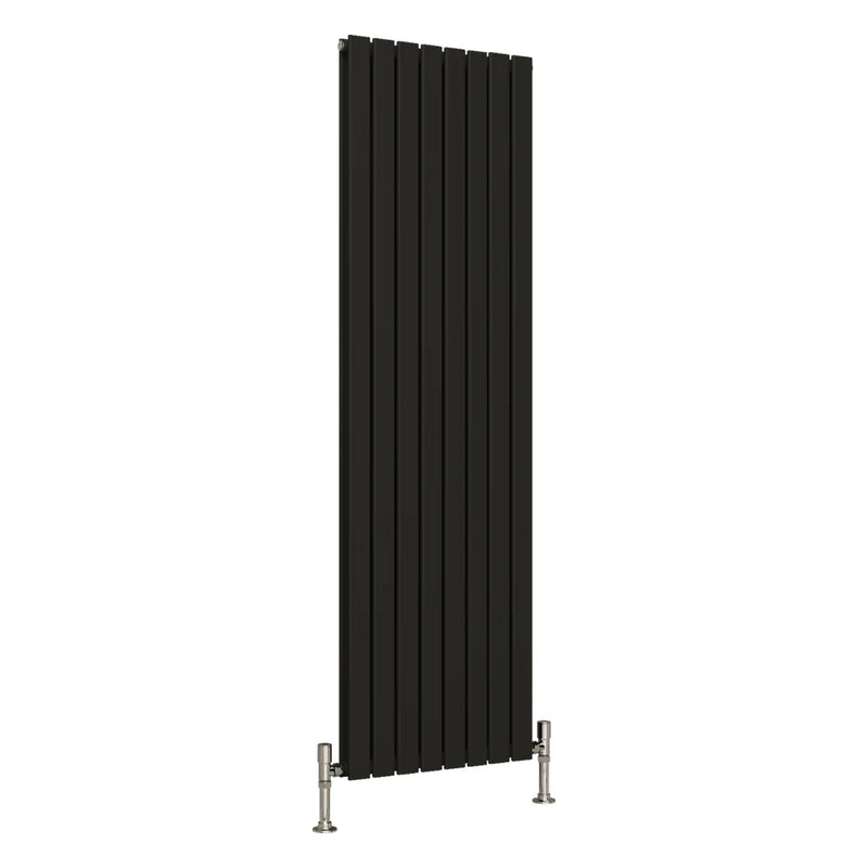 Elegant Flatty Black Vertical Panel Radiator Double Panel 1800 x 560 mm