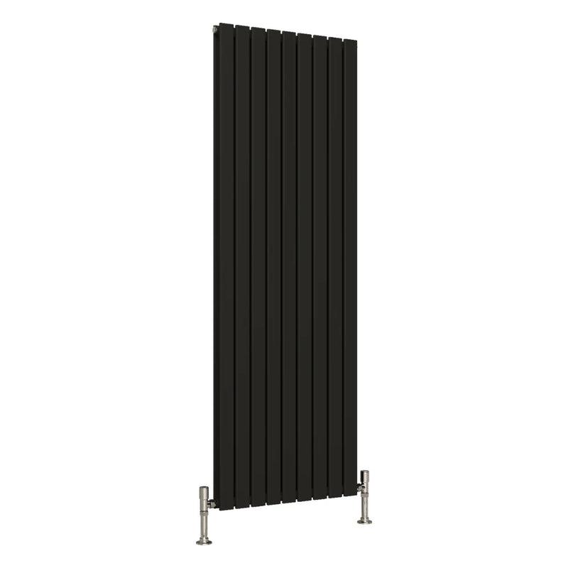 Elegant Flatty Black Vertical Panel Radiator Double Panel 1800 x 630 mm