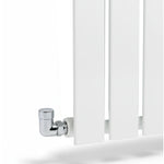 Elegant Flatty White Vertical Column Panel Radiator – Single/Double