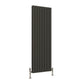Anthracite Vertical Column Panel Radiator 1600 Height – Single/Double