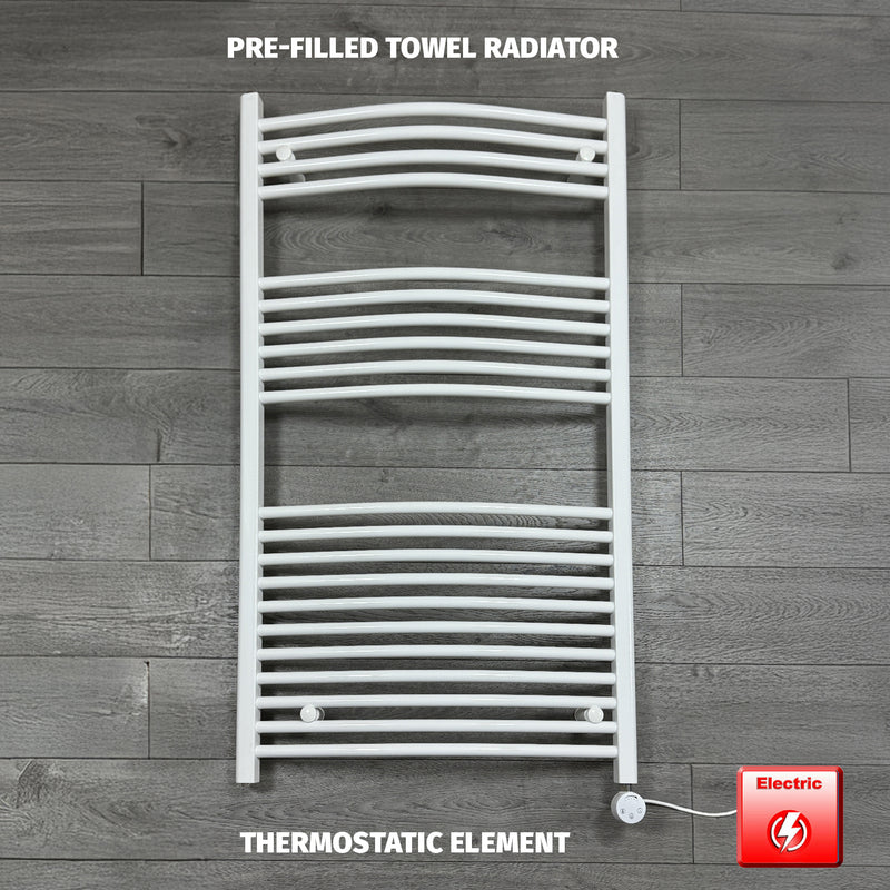 White Electric Heated Towel Rail 1300 x 750mm