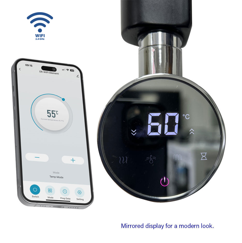 ER-Wifi thermostatic element for electric towel rail
